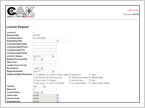 CAK Database license request page